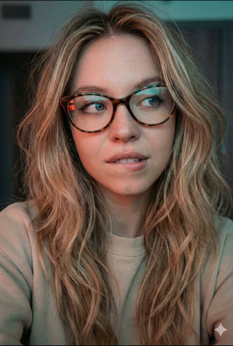 个人资料 / 头像 - 电影感双色调自拍肖像的 JSON 提示 3