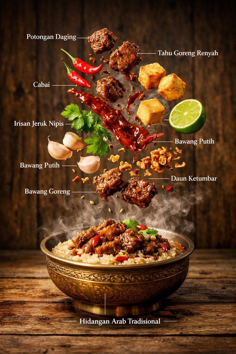 資訊圖表 / 教育視覺化內容 - 超逼真克什米爾瓦茲旺(Kashmiri Wazwan)資訊圖表提示 示例 2